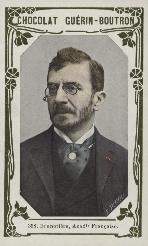Brunetiere, Francouzská akademie (barevné foto) od French School