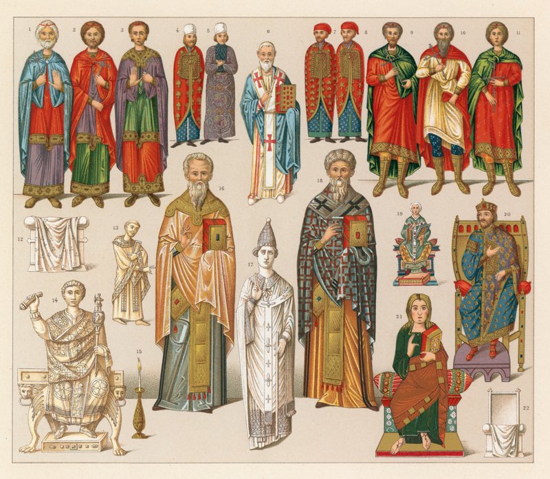 Byzantský kostým od French School