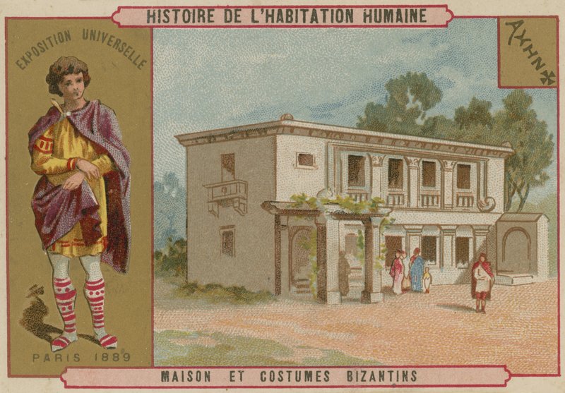 Byzantský dům a kostýmy od French School
