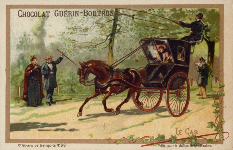 Kabina (chromolitho) od French School