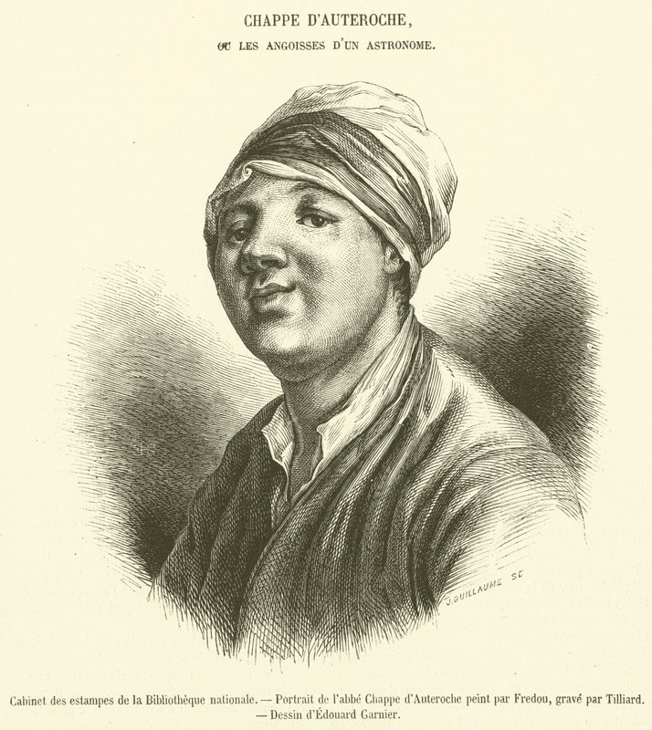 Kabinet tisků Národní knihovny, Portrét abbé Chappe d