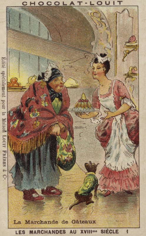 Prodavač dortů, 18. století od French School