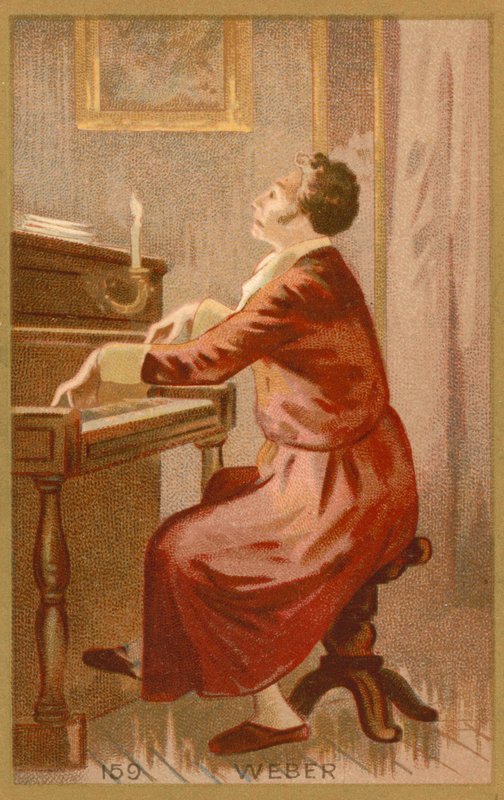 Carl Maria von Weber , německý skladatel od French School