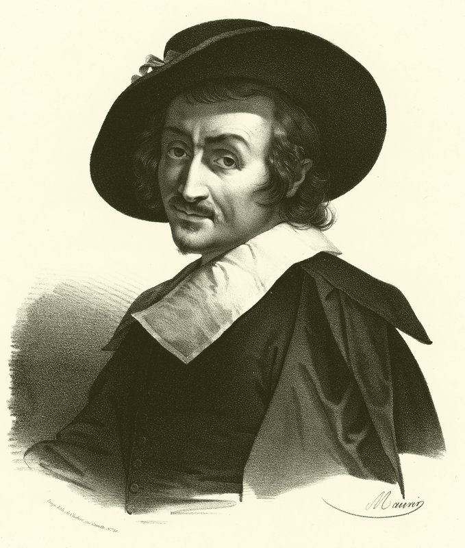 Carlo Dolci, portrét (rytina) od French School