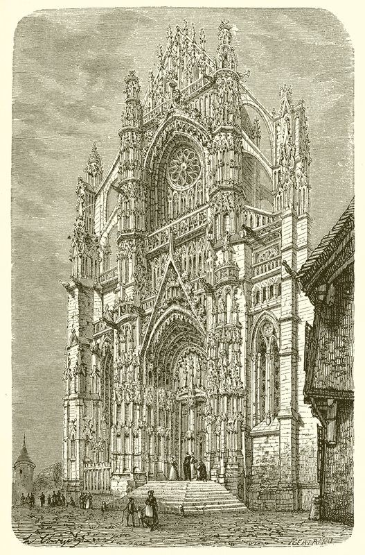 Katedrála v Beauvais od French School