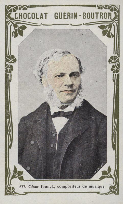 Cesar Franck , hudební skladatel (barevné foto) od French School