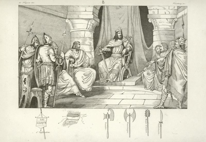 Charibert I., franský král Paříže od French School