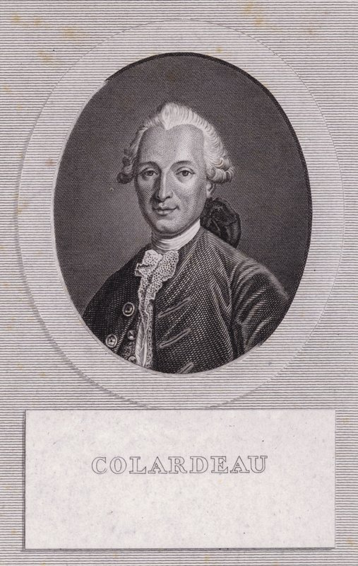 Charles-Pierre Colardeau, francouzský básník (rytina) od French School