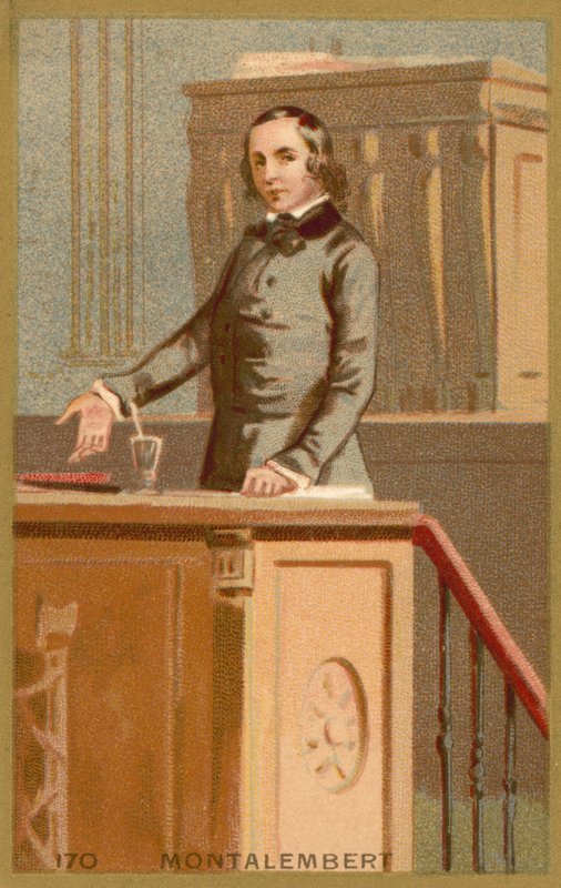 Charles Forbes René de Montalembert , francouzský historik od French School