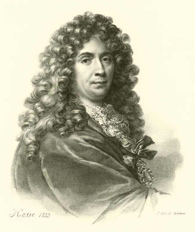 Charles Le Brun, portrét (rytina) od French School