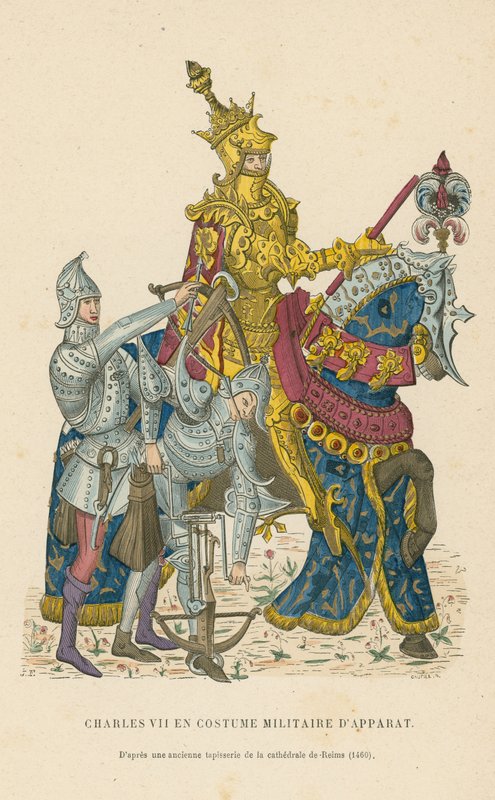 Francouzský Karel VII od French School