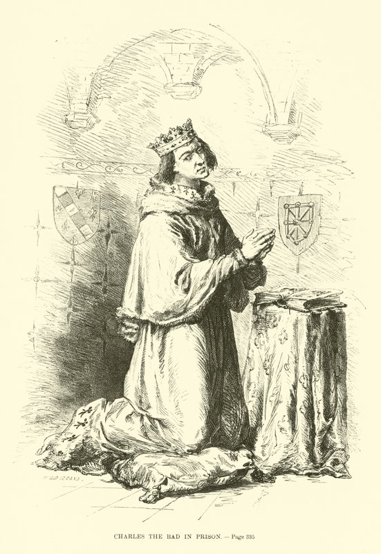 Karel Zlý ve vězení od French School
