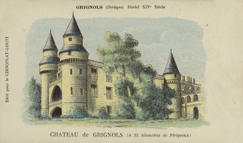 Chateau de Grignols, Grignols, Dordogne od French School