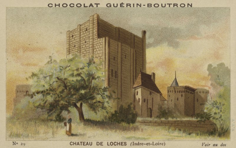Zámek Loches, Indre-et-Loire od French School