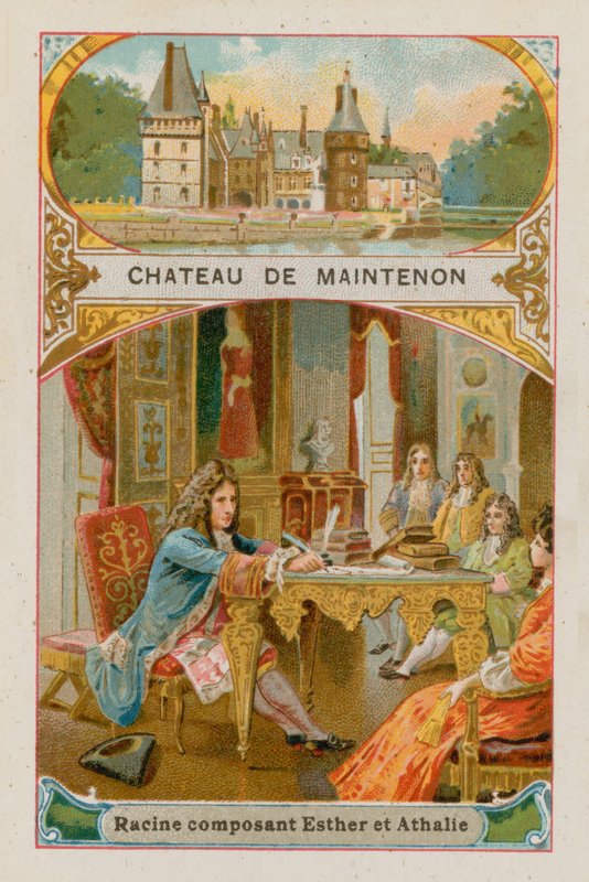 Hrad Maintenon od French School