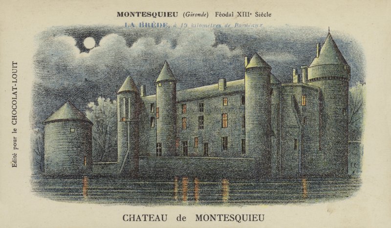 Chateau de Montesquieu, Montesquieu, Gironde od French School