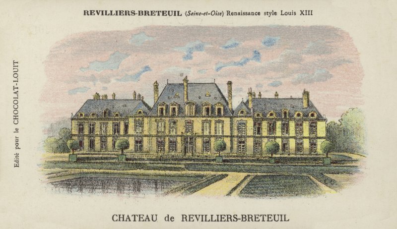 Chateau de Revilliers-Breteuil, Revilliers-Breteuil, Seine-et-Oise od French School