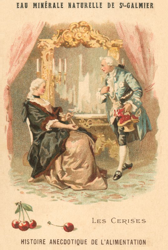 Třešně (chromolitho) od French School