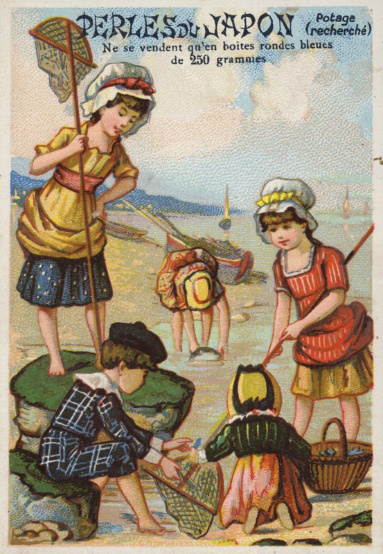 Děti rybaření na pláži od French School