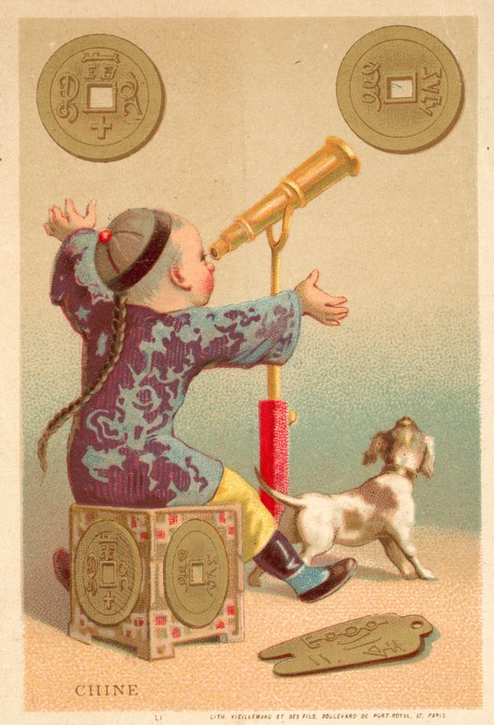 Čína (chromolitho) od French School