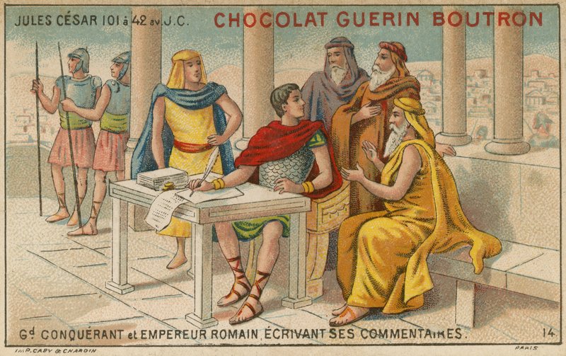 Obchodní karta Chocolat Guerin Boutron od French School