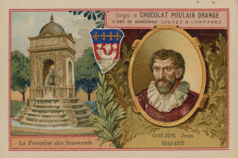 Obchodní karta Chocolate Poulain Orange od French School