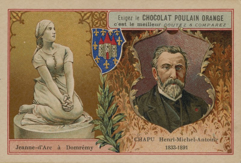 Obchodní karta Chocolate Poulain Orange od French School