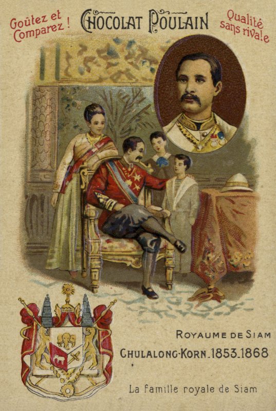Chulalongkorn, král Siamu od French School