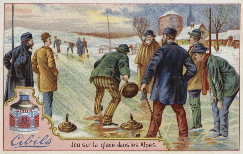 Cibils karta s curlingem od French School