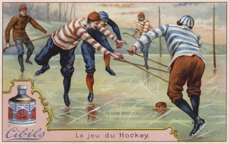 Cibils karta s ledním hokejem od French School