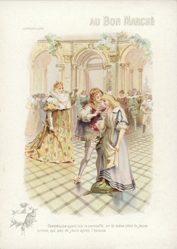 Popelka, mluví s princem od French School