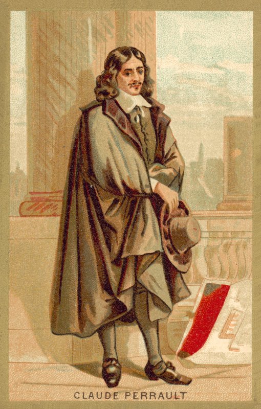 Claude Perrault , francouzský architekt (chromolitho) od French School