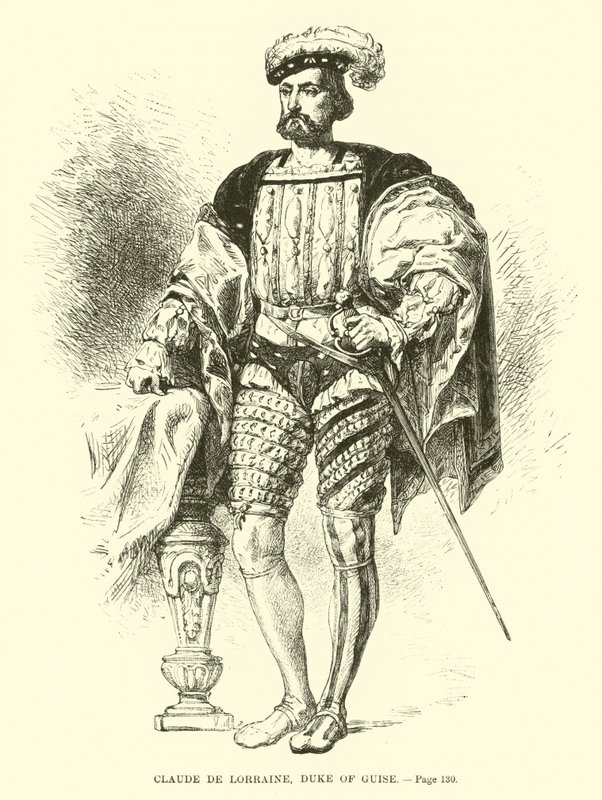 Claudius Lotrinský, vévoda z Guise od French School