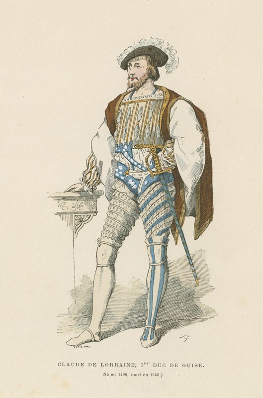 Claude Lotrinský, vévoda z Guise od French School