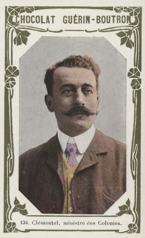 Clementel, ministre des Colonies (barevné foto) od French School