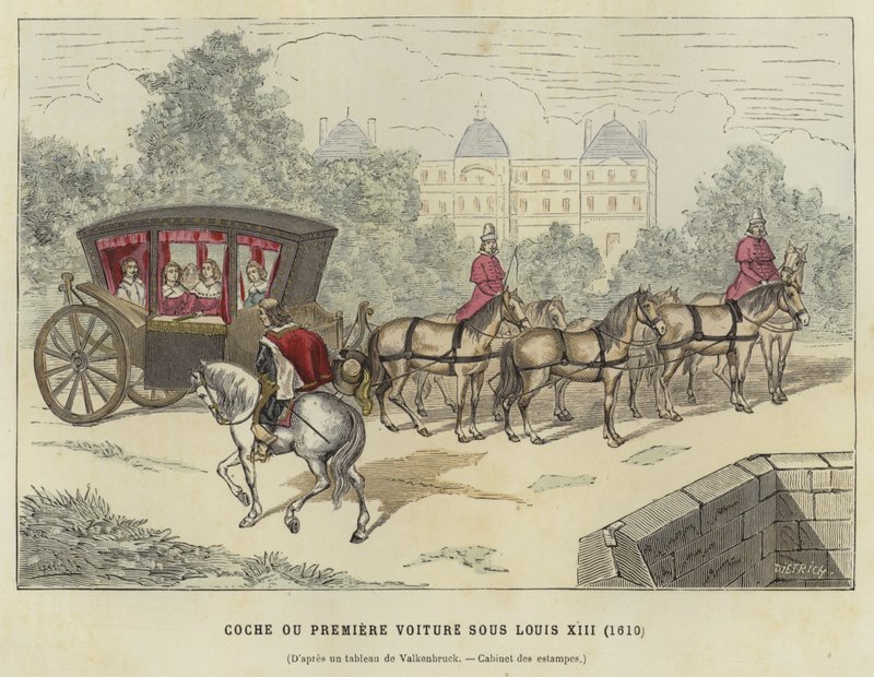 Trenér, vláda Ludvíka XIII Francie, 1610 od French School