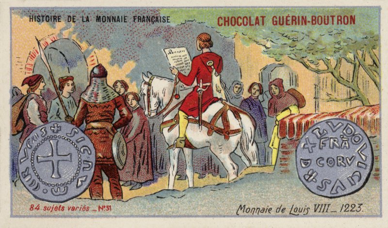 Mince Ludvíka VIII od French School
