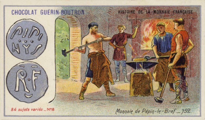 Mince Pepina Krátkého, 752 (chromolitho) od French School