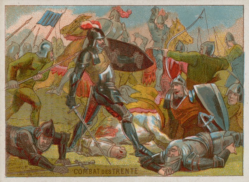 Combat des Trente neboli Boj třiceti od French School