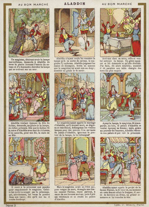 Komiks - Aladdin od French School