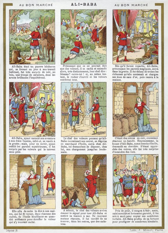 Komiks - Ali-Baba od French School