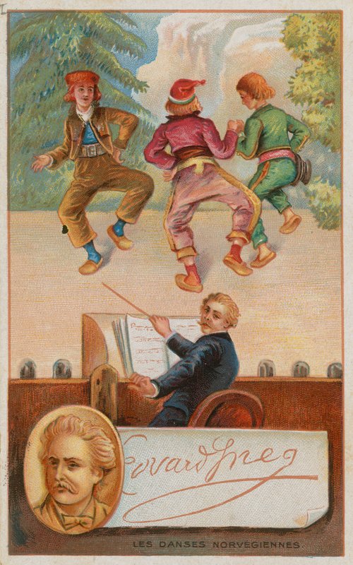 Skladatel Edvard Grieg a norské tance od French School
