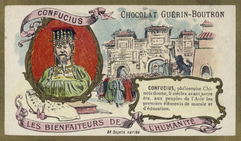 Konfucius, čínský filozof od French School
