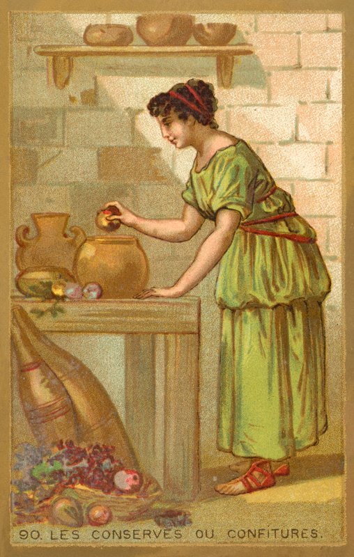 Zavařeniny nebo džemy (chromolitho) od French School