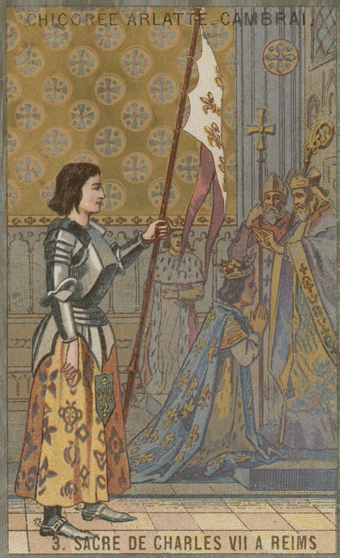 Korunovace francouzského krále Karla VII. v Remeši, 1429 od French School