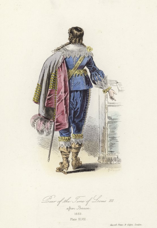 Kostým z doby francouzského Ludvíka XIII od French School