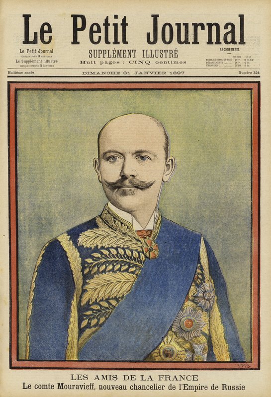 Hrabě Michail Muravyov, ruský ministr zahraničí od French School