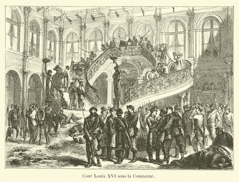 Cour Louis XVI pod komunou od French School