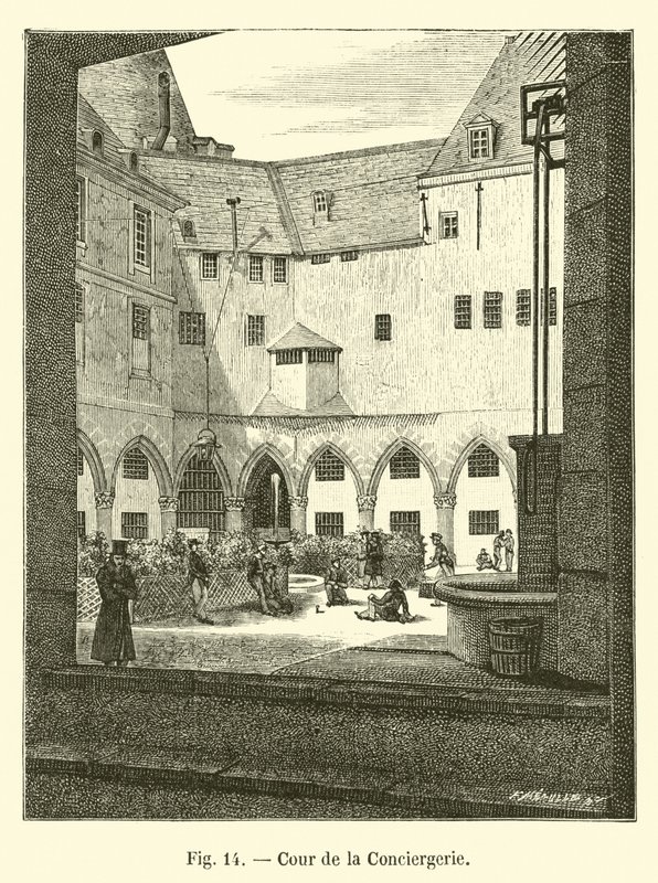 Court of Conciergerie od French School