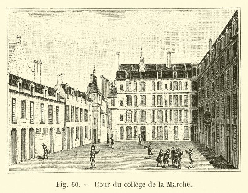 Nádvoří Marche College od French School